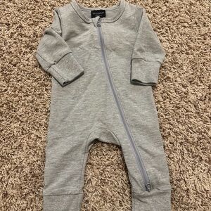 Little Bipsy Gray Zip-Up